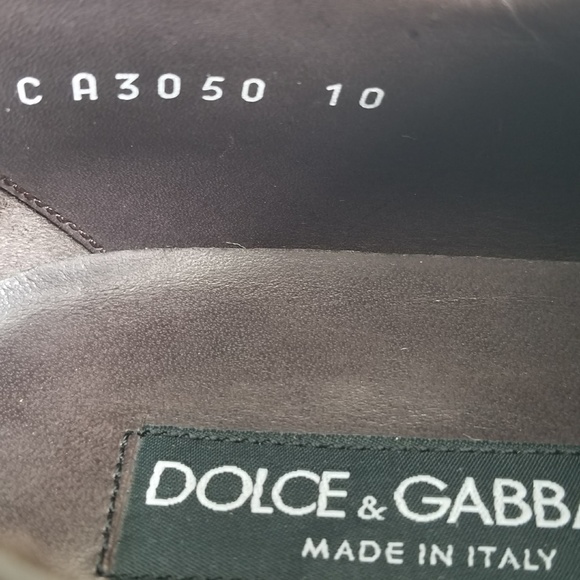 Dolce & Gabbana Men\'s Oxfords Lace Up Wingtip Shoes Brown Distressed Leather main image 4